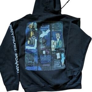 Jean-Michel Basquiat Horn Players Hoodie, Size Medium / P2P 22”